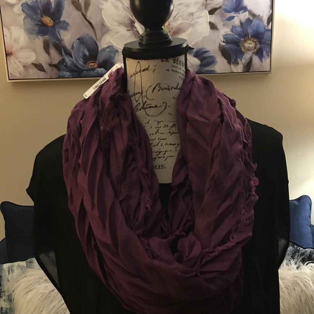 🌹NewDirectionsChevronPleatedInfinityLoopScarves - Picture 6 of 8